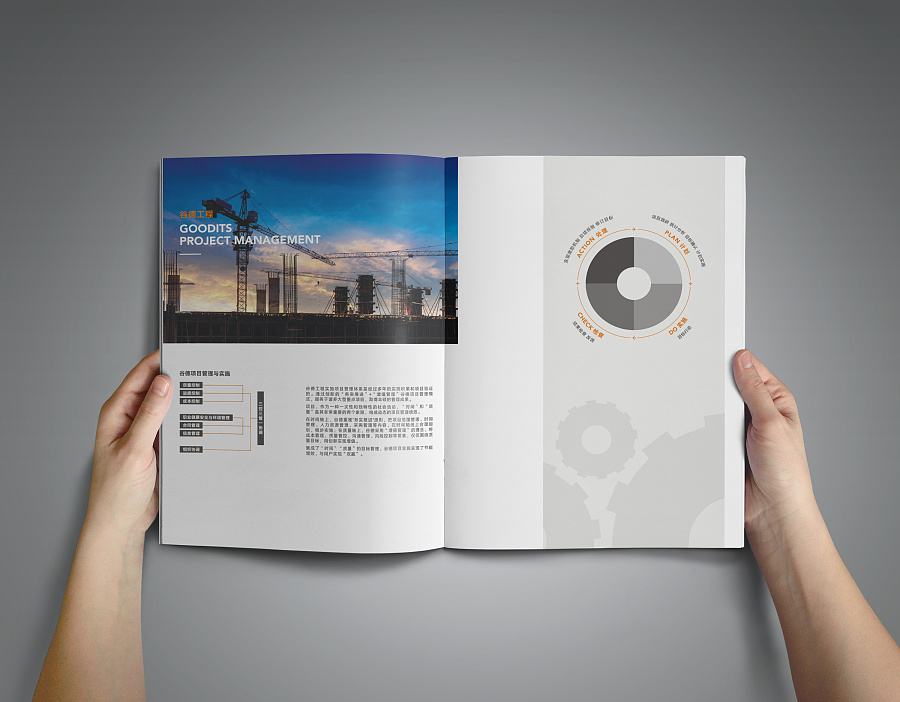 1.标准画册制作尺寸：专辑的制作尺寸为291×426毫米，中间加上参考线分为2个页码；